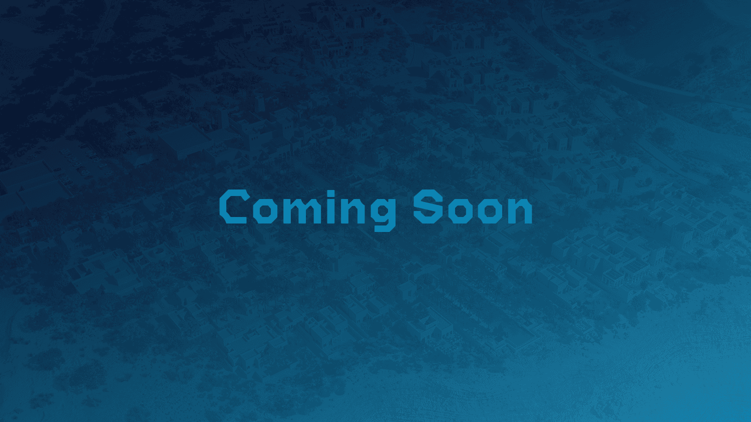 External render Wadi Safar aerial view