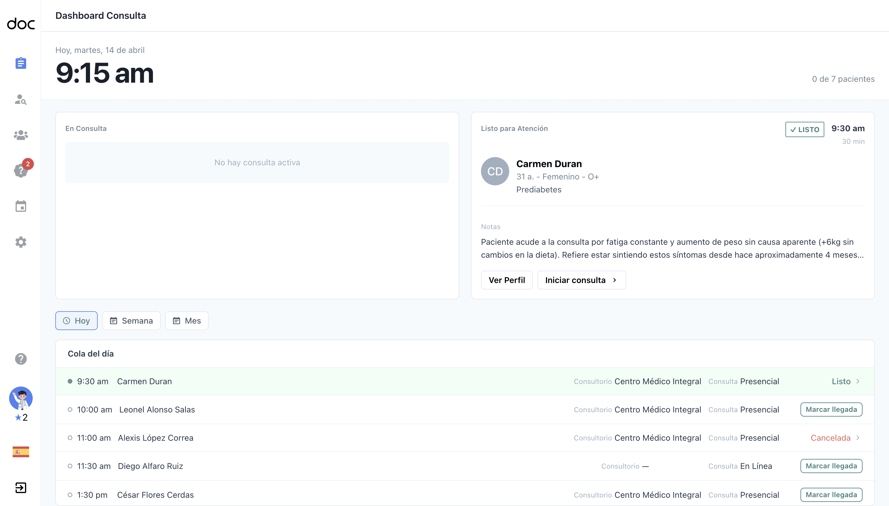 A dark-themed user interface displaying a list of items or options, with navigation elements at the top and bottom.