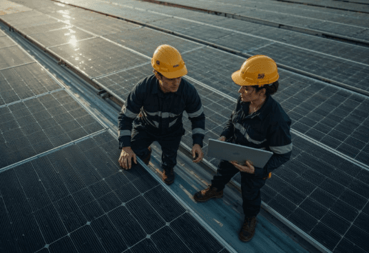 View inside a Shopping Center