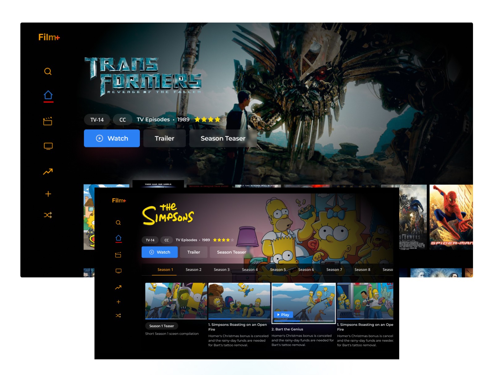 a cell phone on a bench