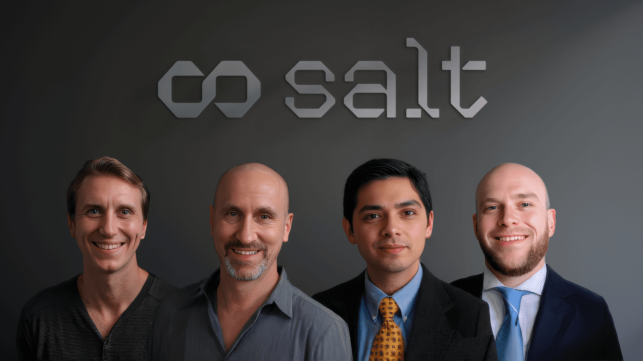 Graphic with a butter yellow background. In the center left is white text on a black highlight that reads: "HOW TO Build a Candidate Evaluation Workflow with Salt." To the right of the text is the Salt logo.