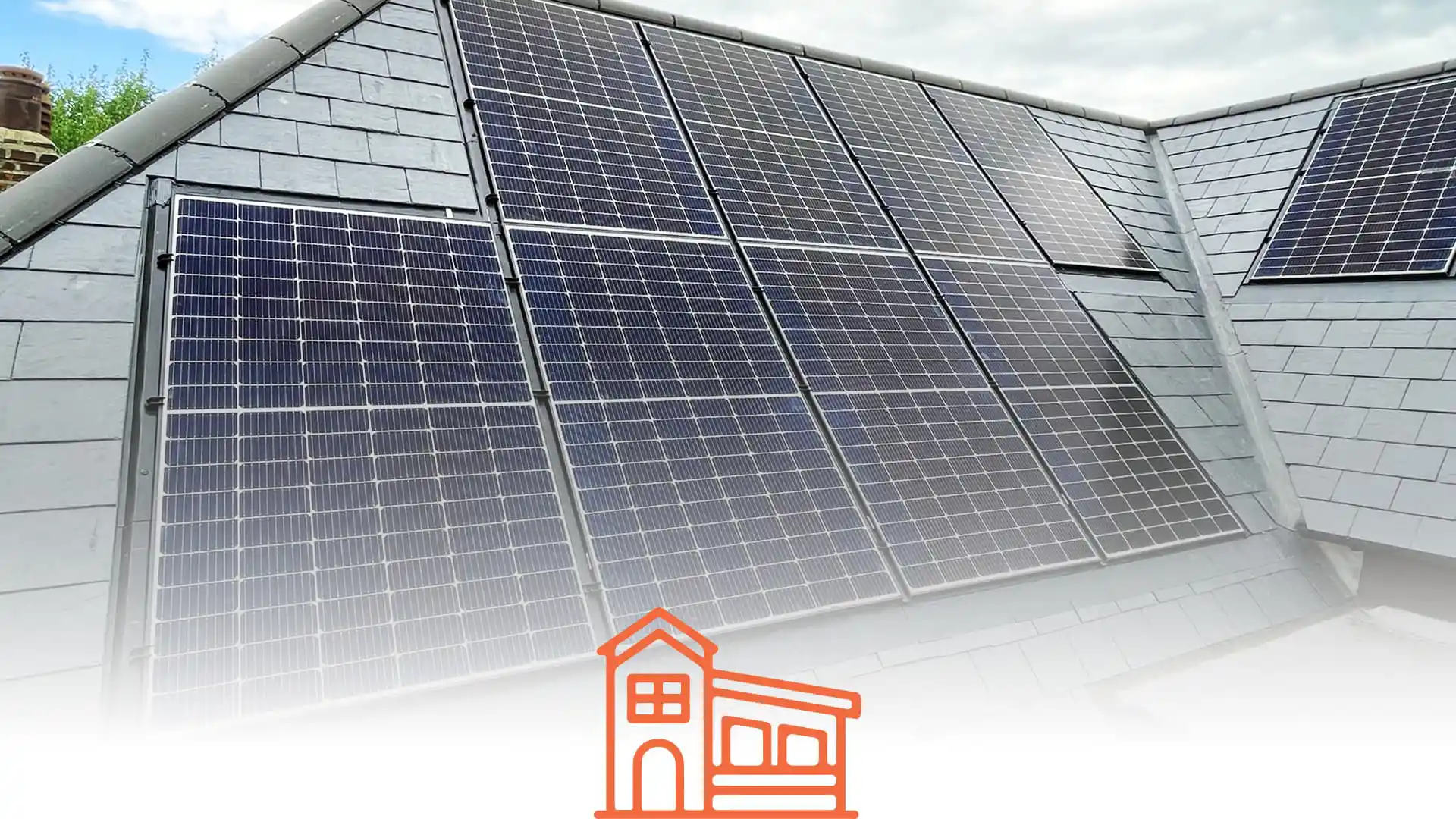 pitched roof solar panels installation
