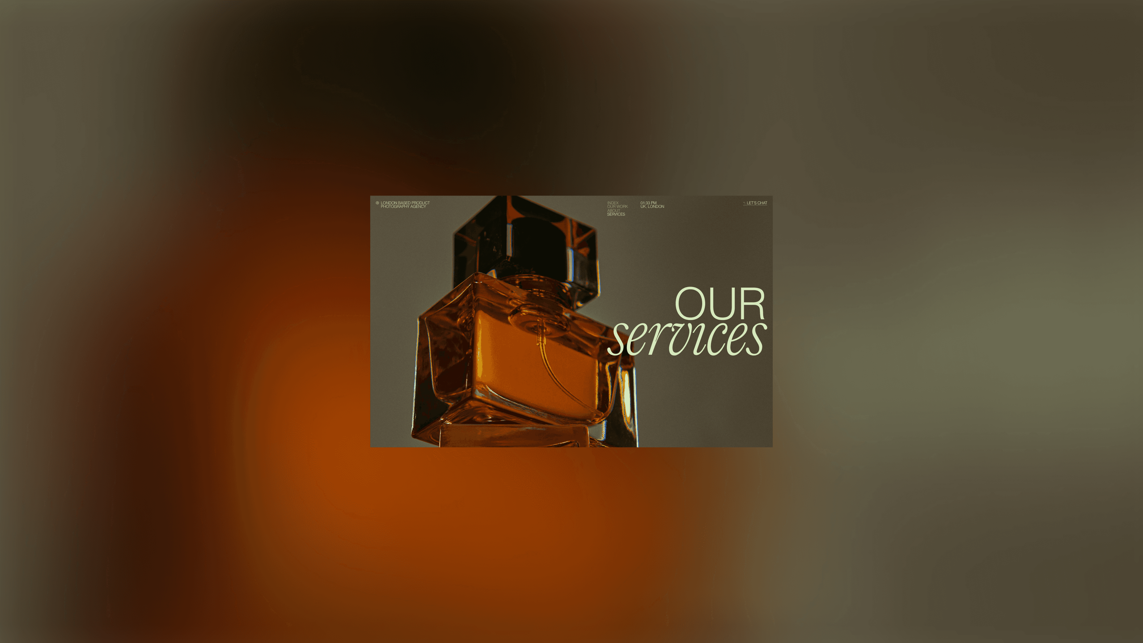 Old street lamp in front of autumn trees and buildings