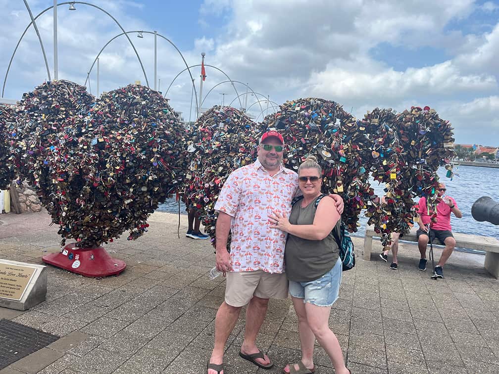 Portrait of portfolio creator – back view