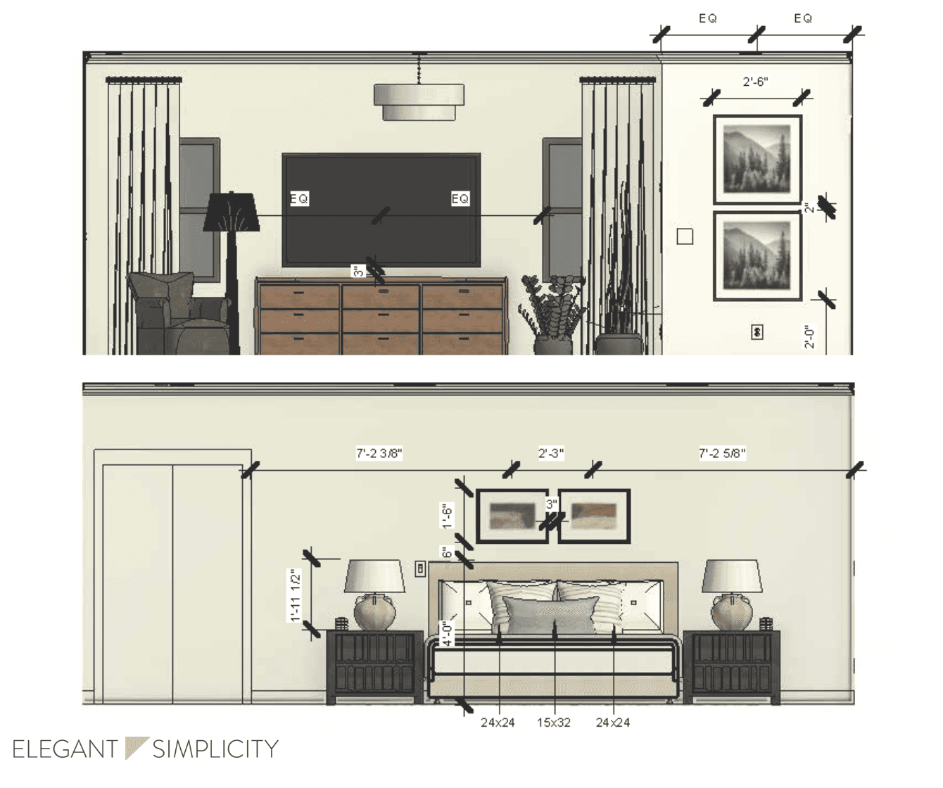 We’re so excited to share details from The Ravensdale House: Primary Bedroom — one of our favorite interior design + remodeling projects in Ravensdale, Washington. 