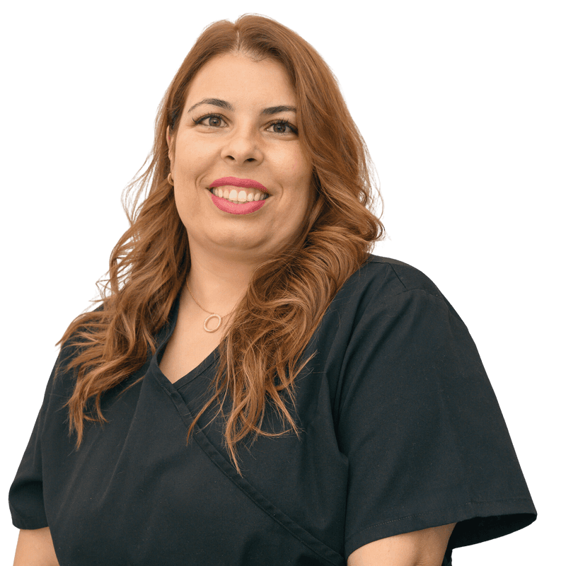 Girl with a bright white smile