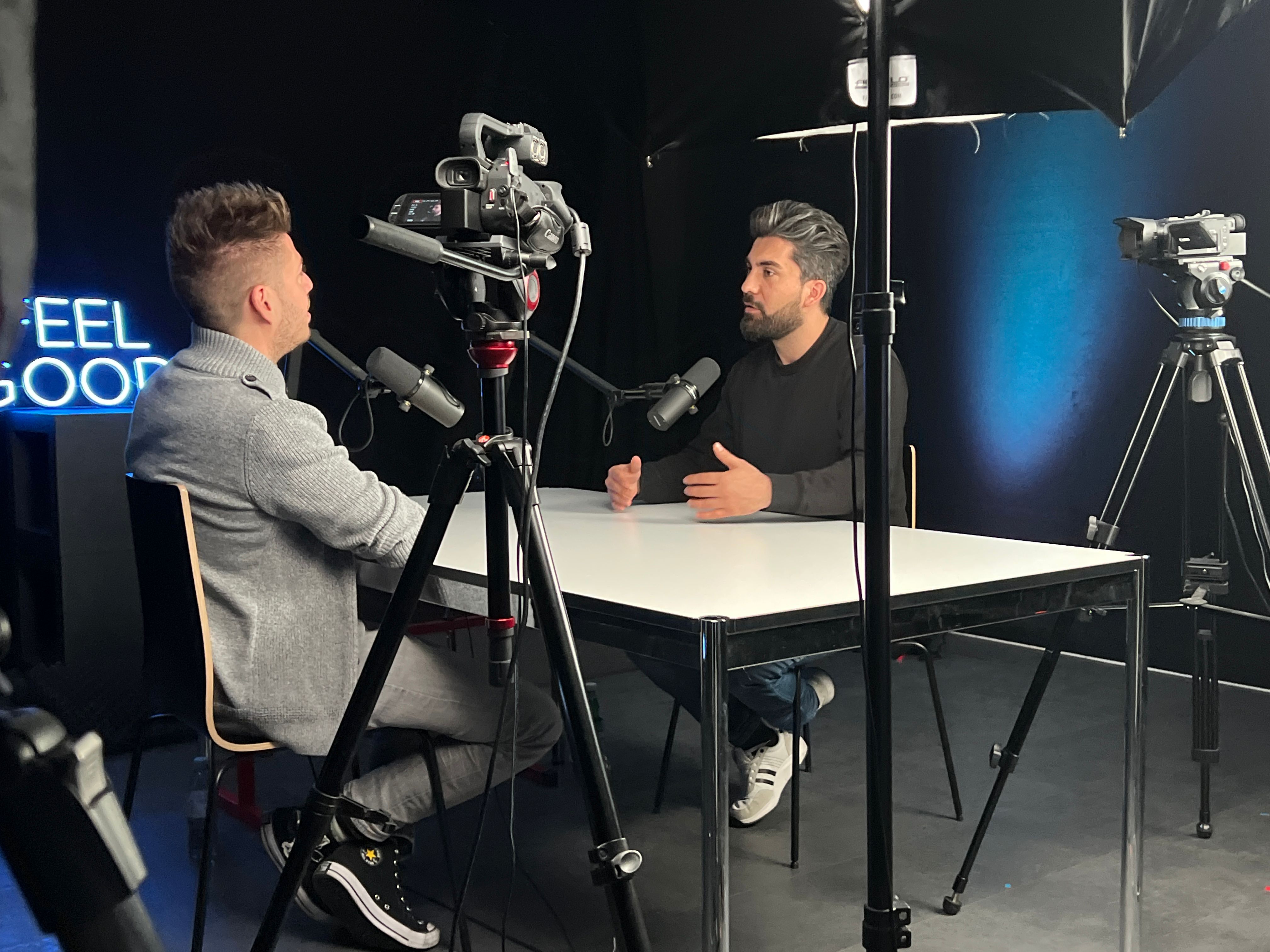 Podcast Studio Conversation