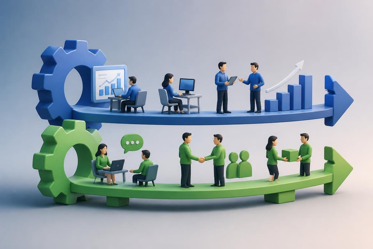 Business operations during sale process