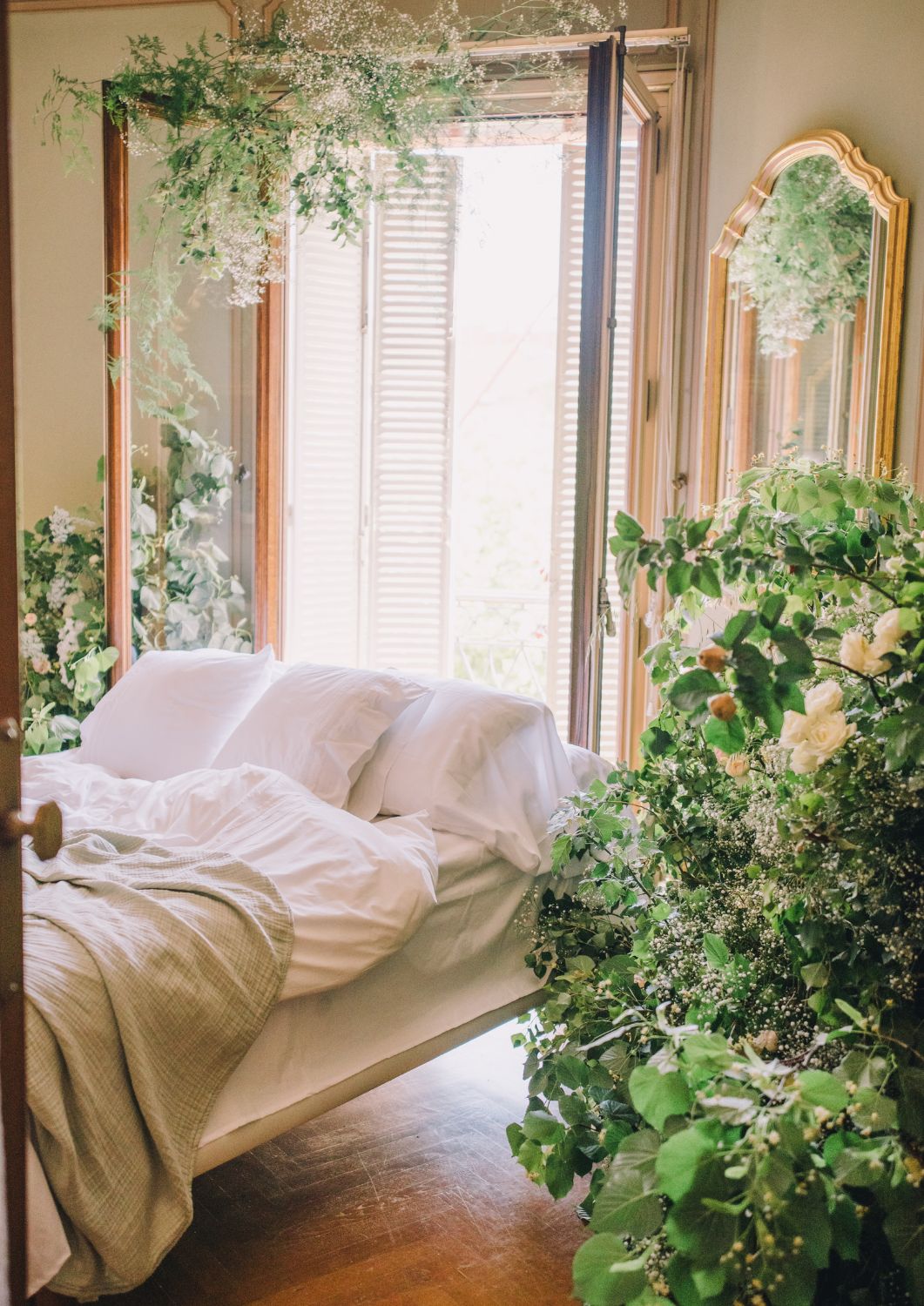 Green décor for better night-time rest