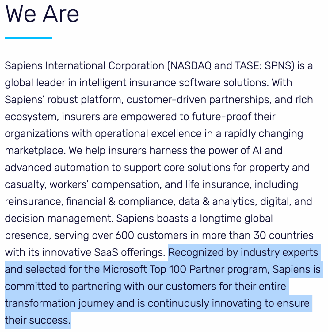 Marketing Spotlight: Sapiens’ Marketing & Sales Strategy Analysis