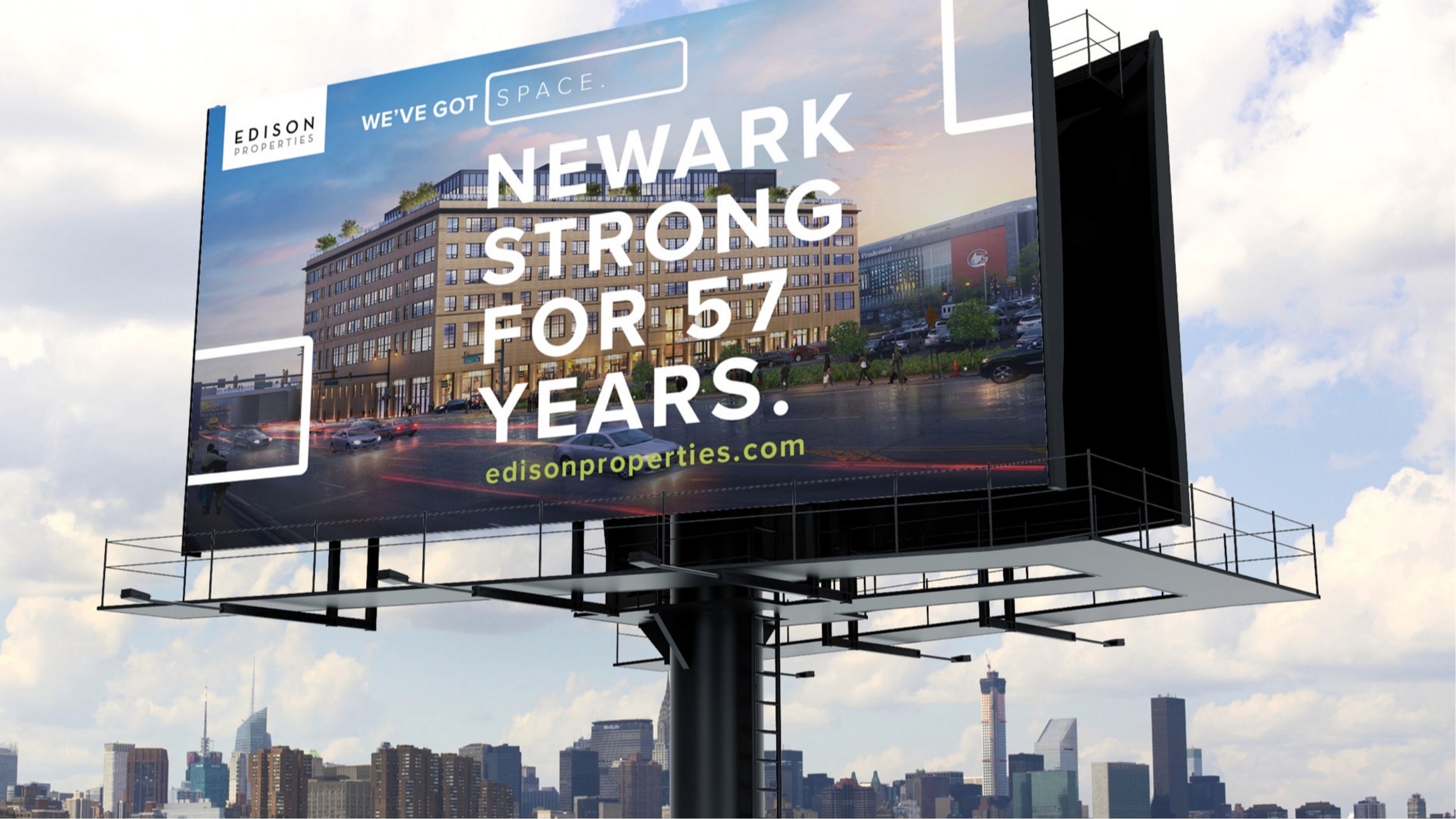 Brand design example from portfolio