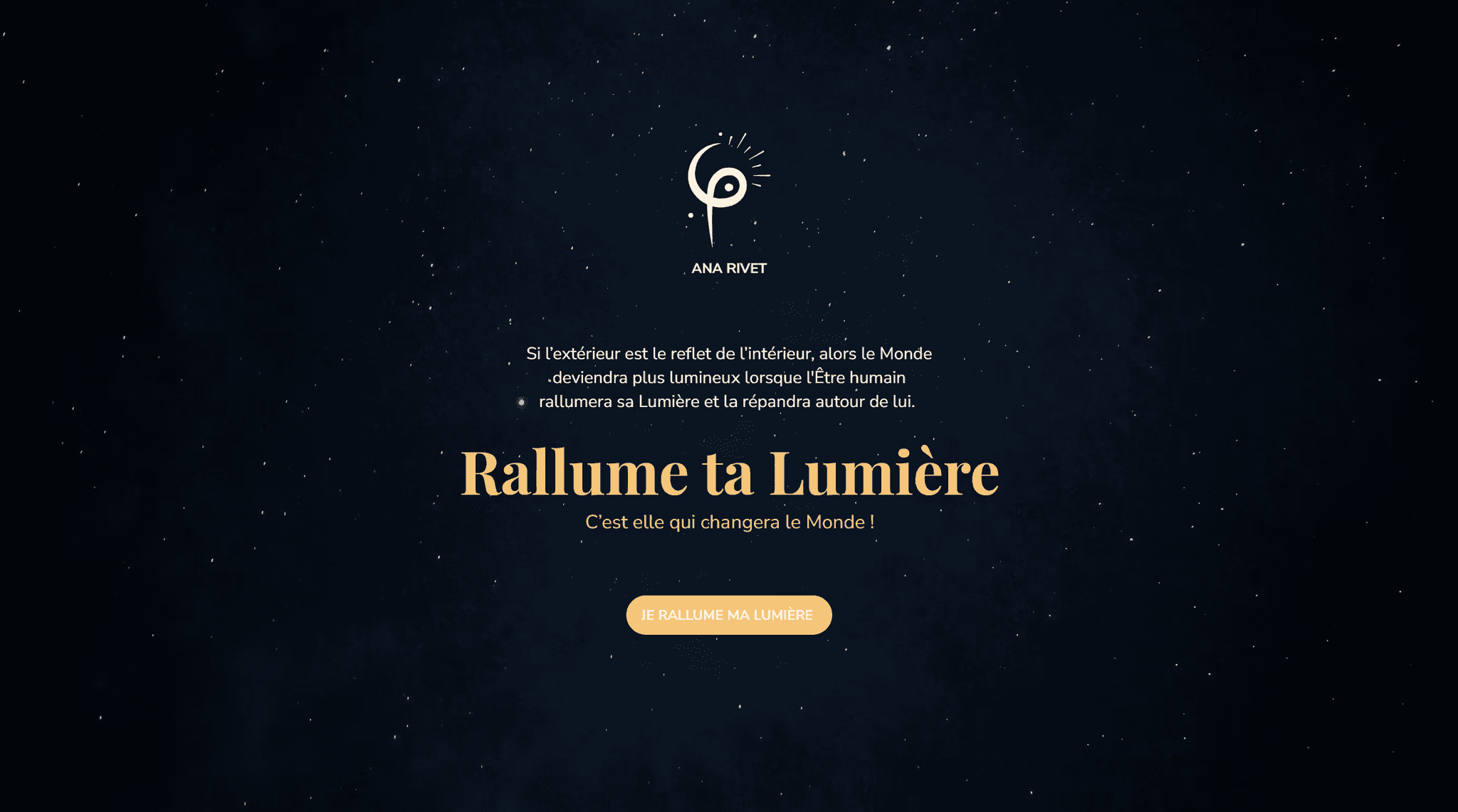 Ana Rivet landing website