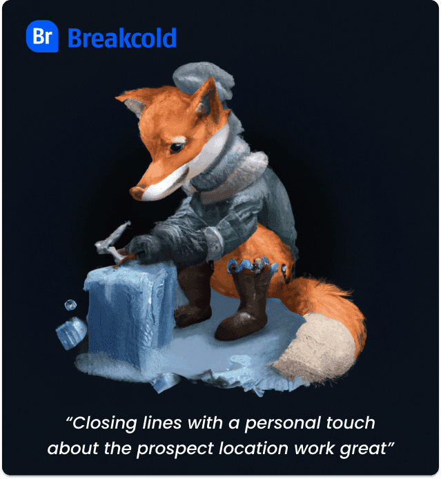 Cold Email Closing Line Tip | Breakcold