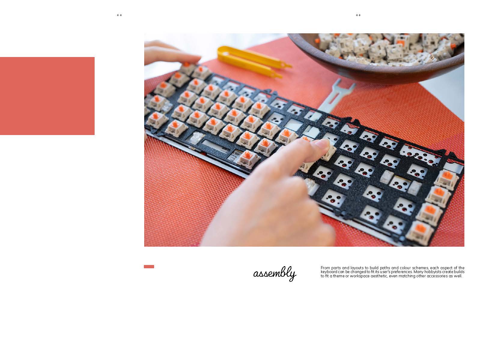 Assembling switches into PCB