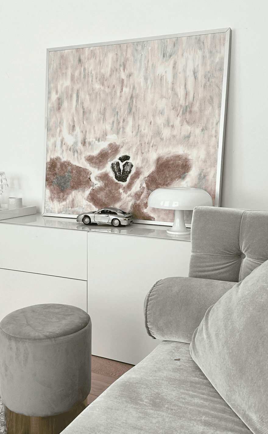 Portrait of portfolio creator – back view