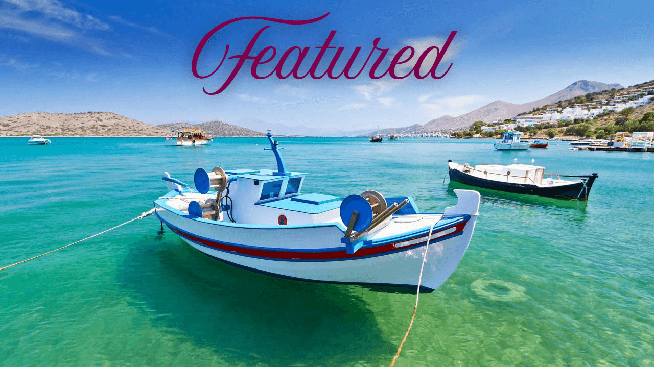 Boats and sign 'featured'