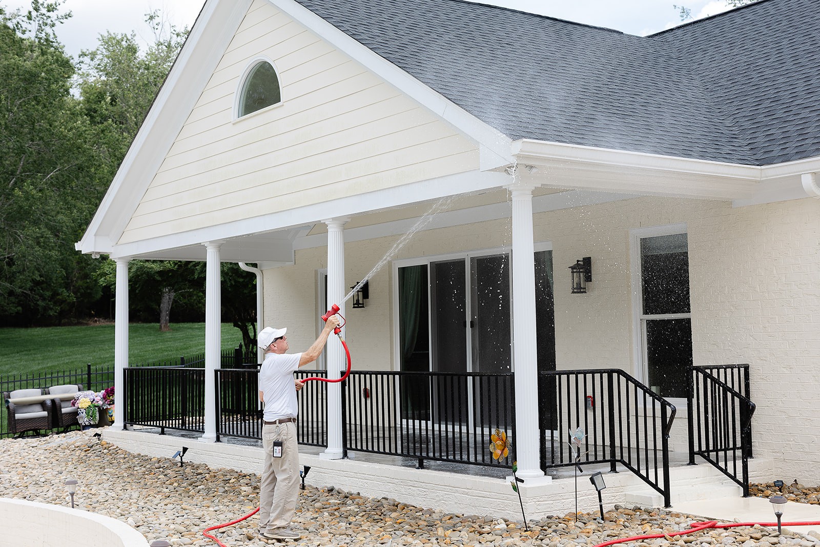 Porch wash