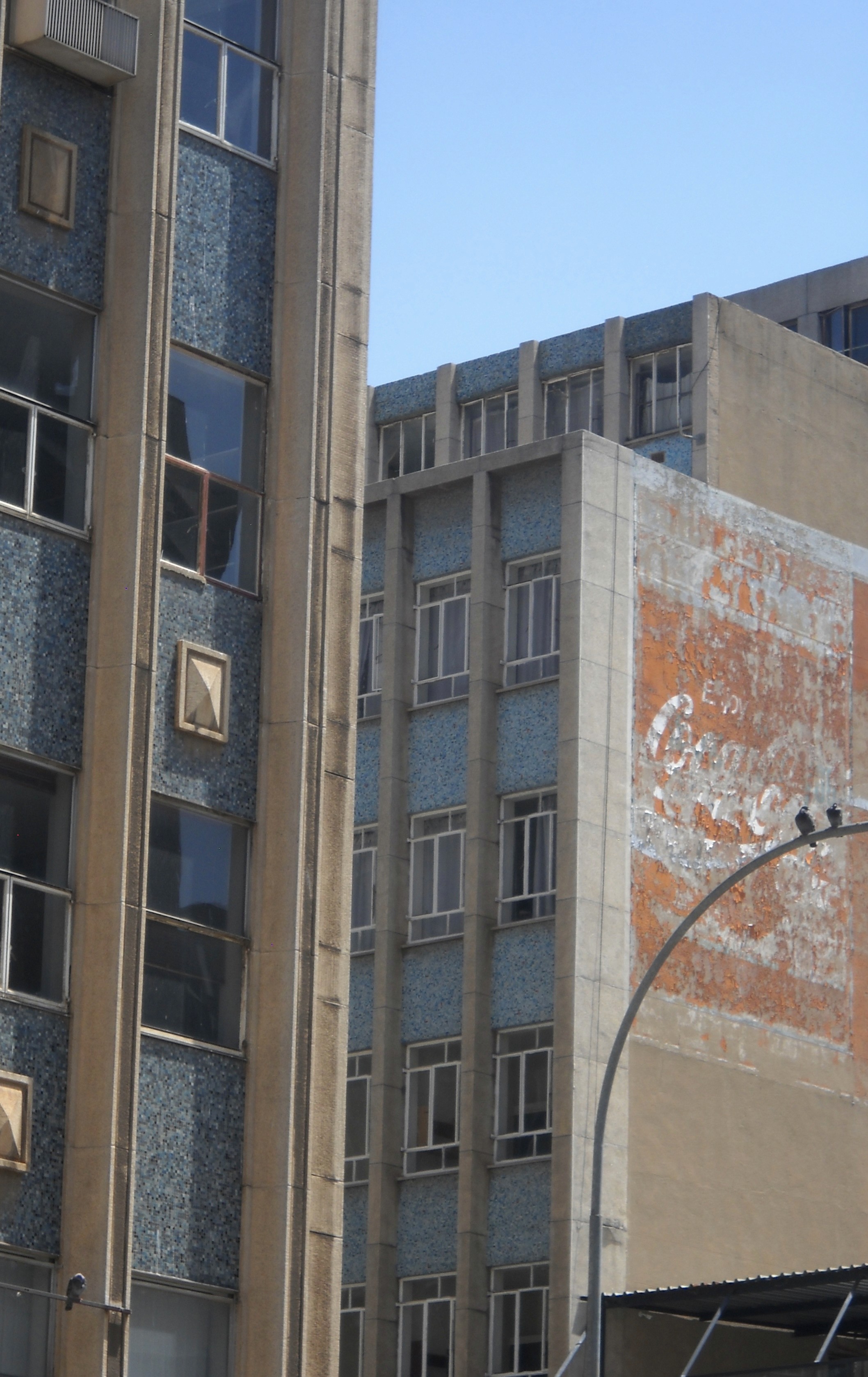Several glowing blue jellyfish swim in dark water.