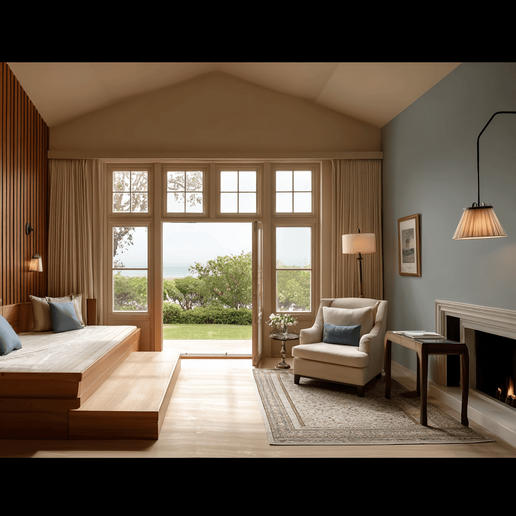 Image of Cozy seaside cabinCozy wood cabin