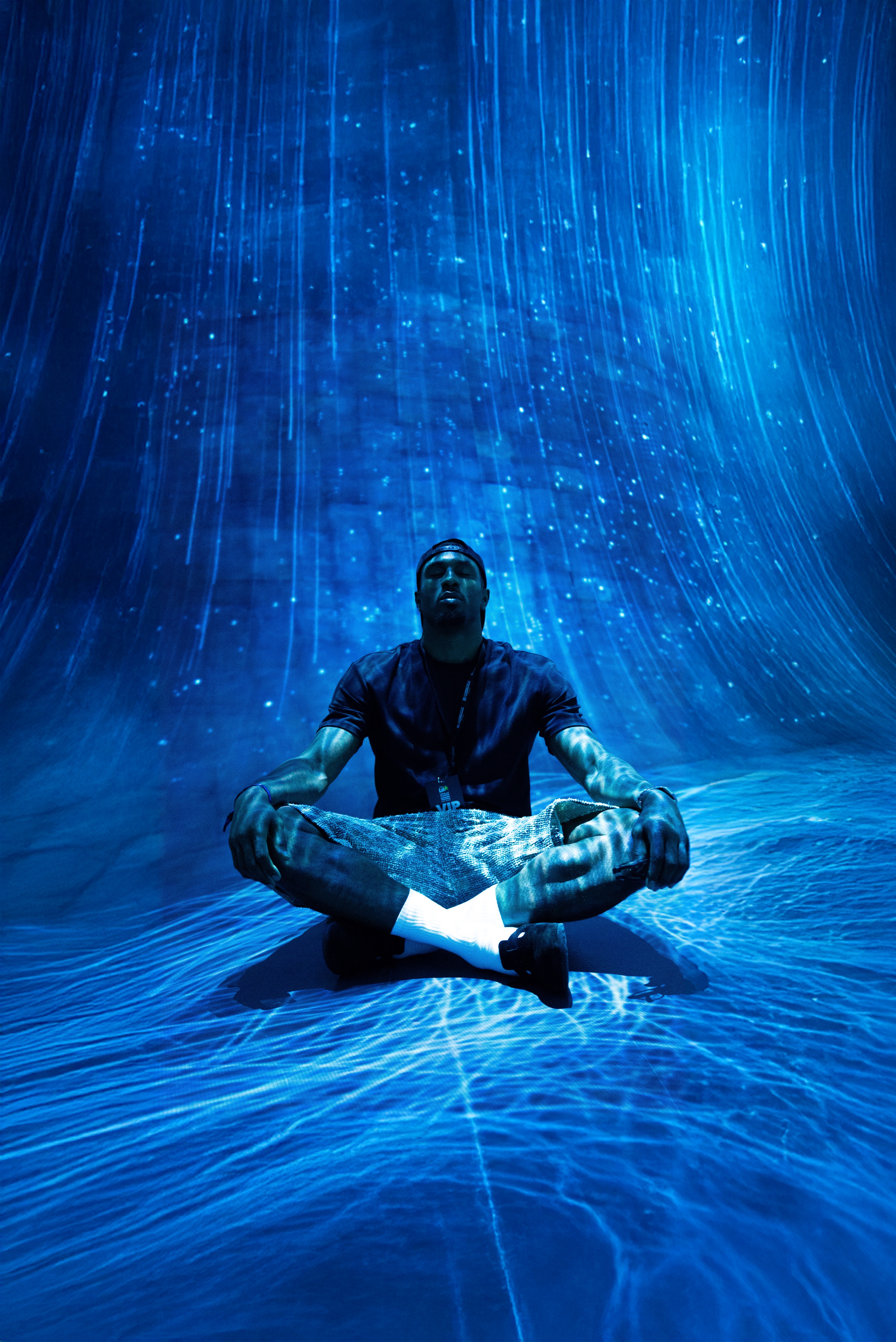 Shiba Inu dog jumping to catch falling autumn leaves