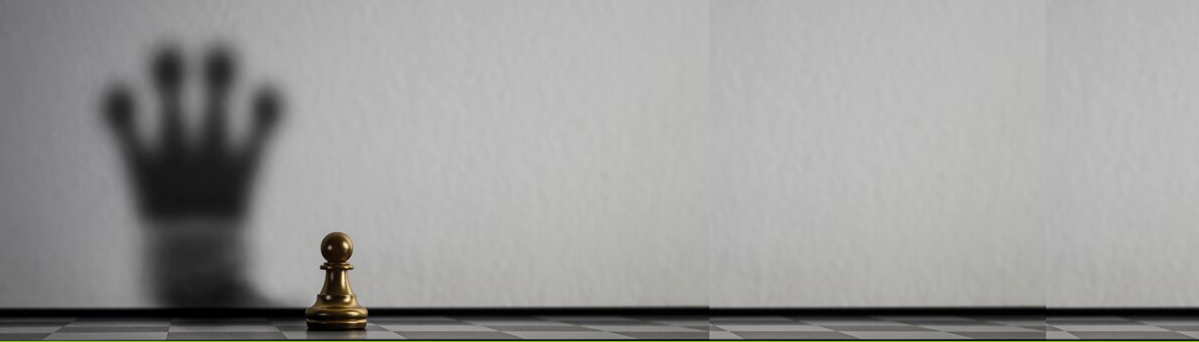 Olyv mission with empowering pawn to queen imagery