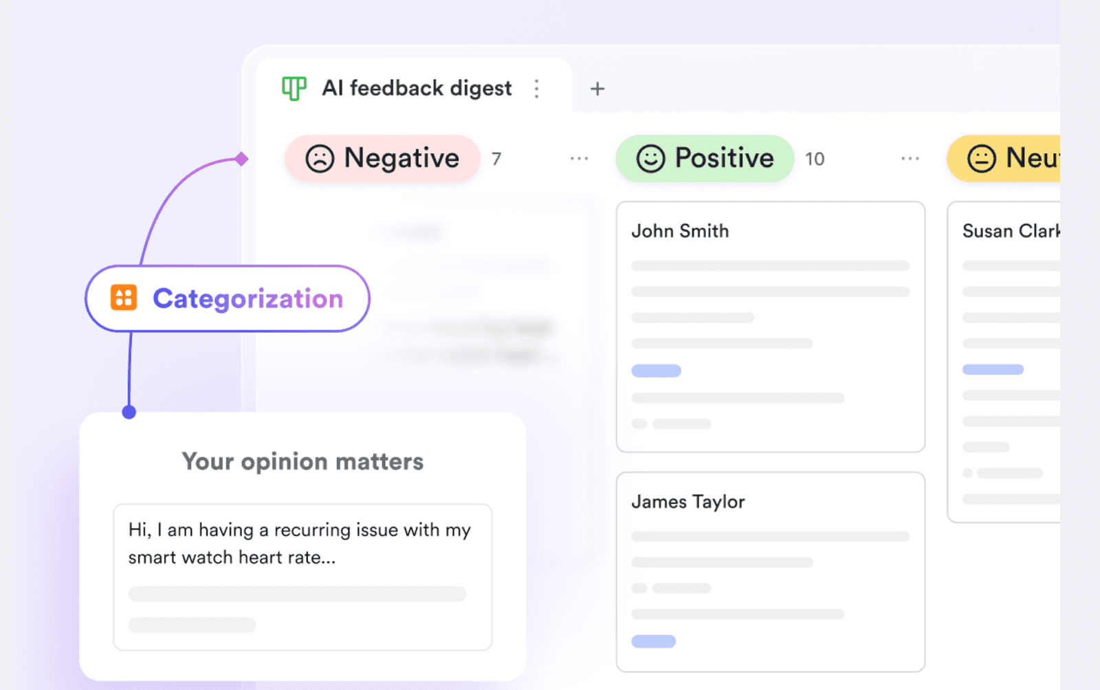 Optimize feedback management with AI insights