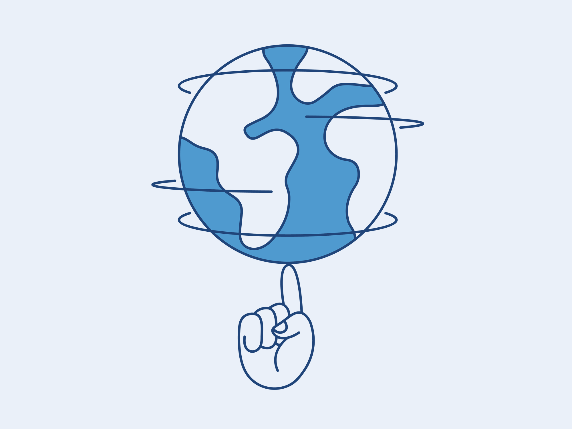 cycling through a series of safety icons