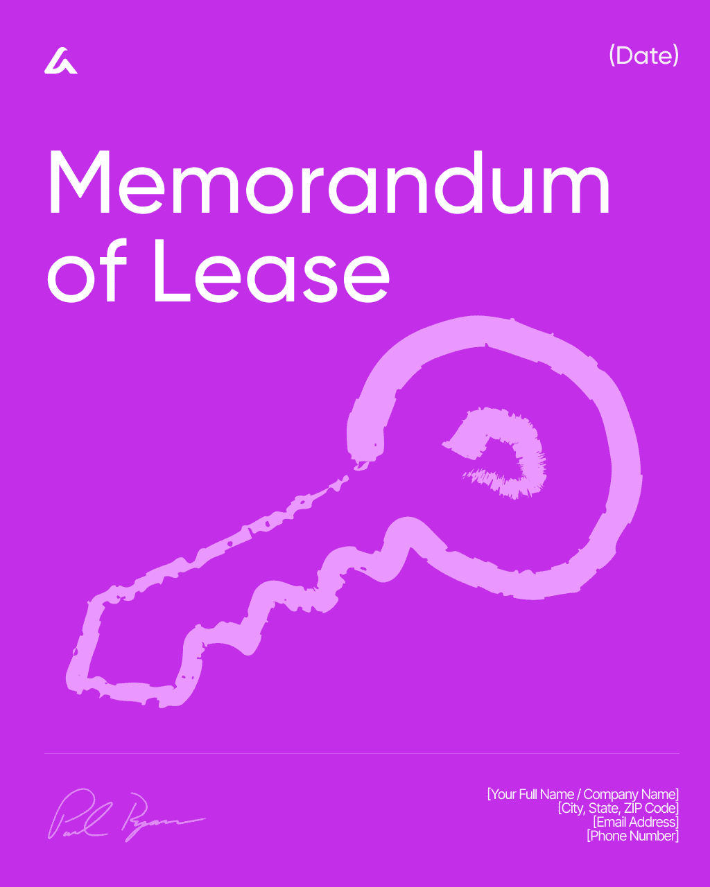 Memorandum of Lease