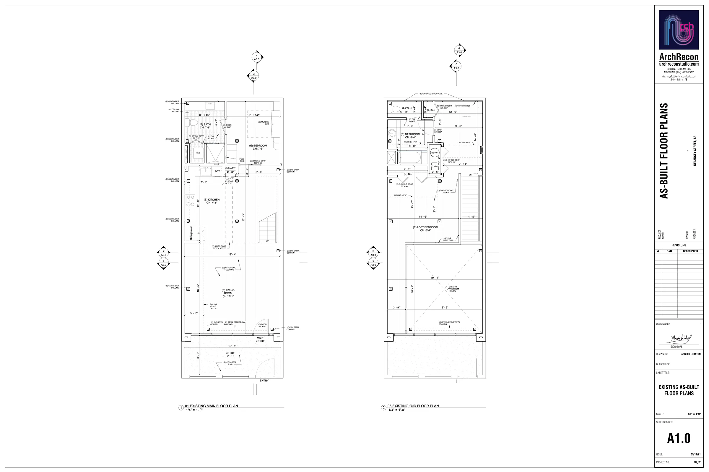 Delancey Street As-Built Document 01