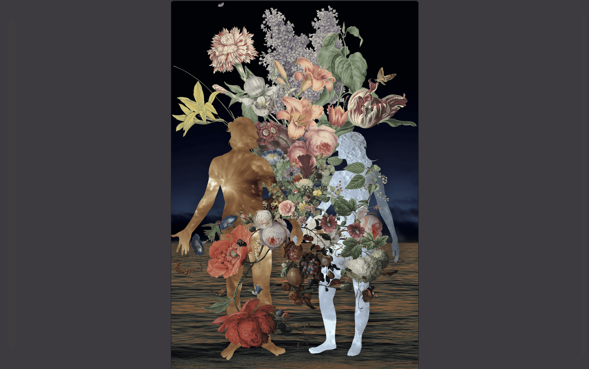 image of floral collage