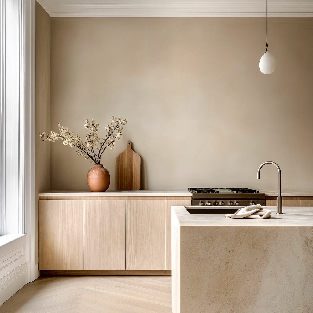 a living room filled with furniture and a large window