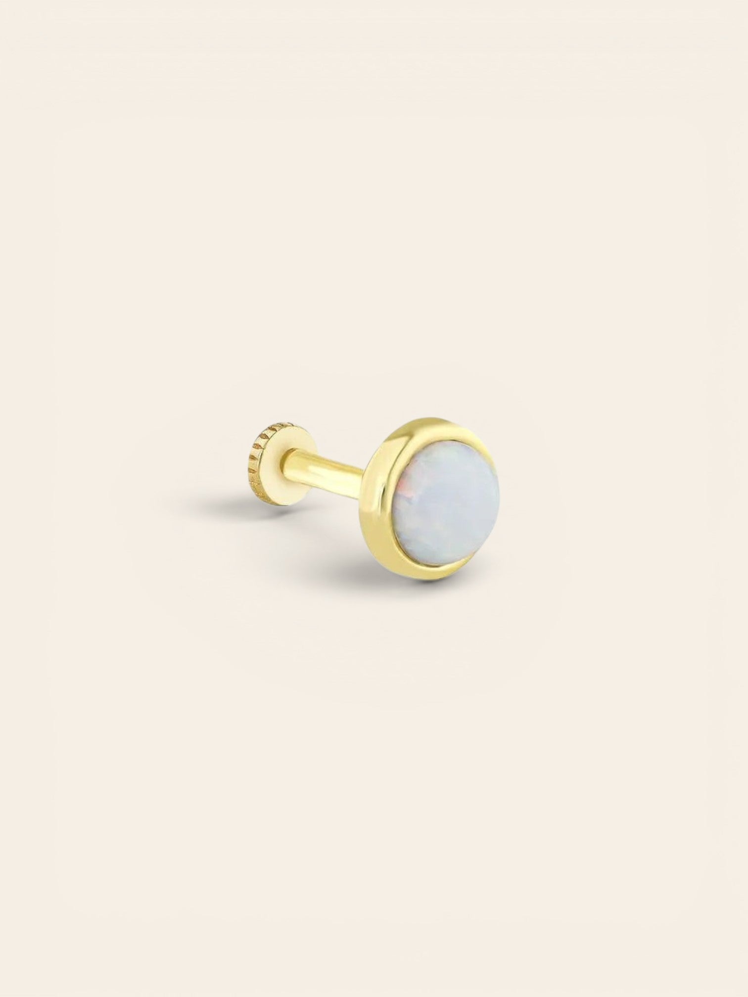 Assos Pırlanta 14 Ayar Altın Şık Ve Minimalist Tragus Piercing