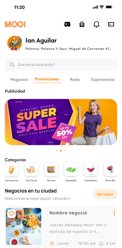 Mobile UI