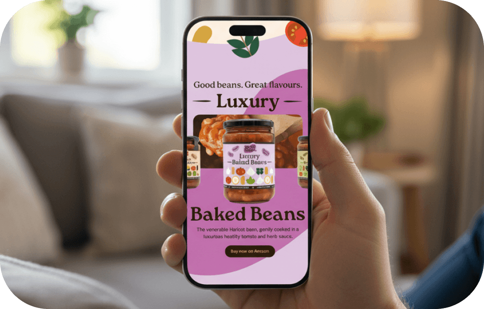 Good Bean co mobile web design
