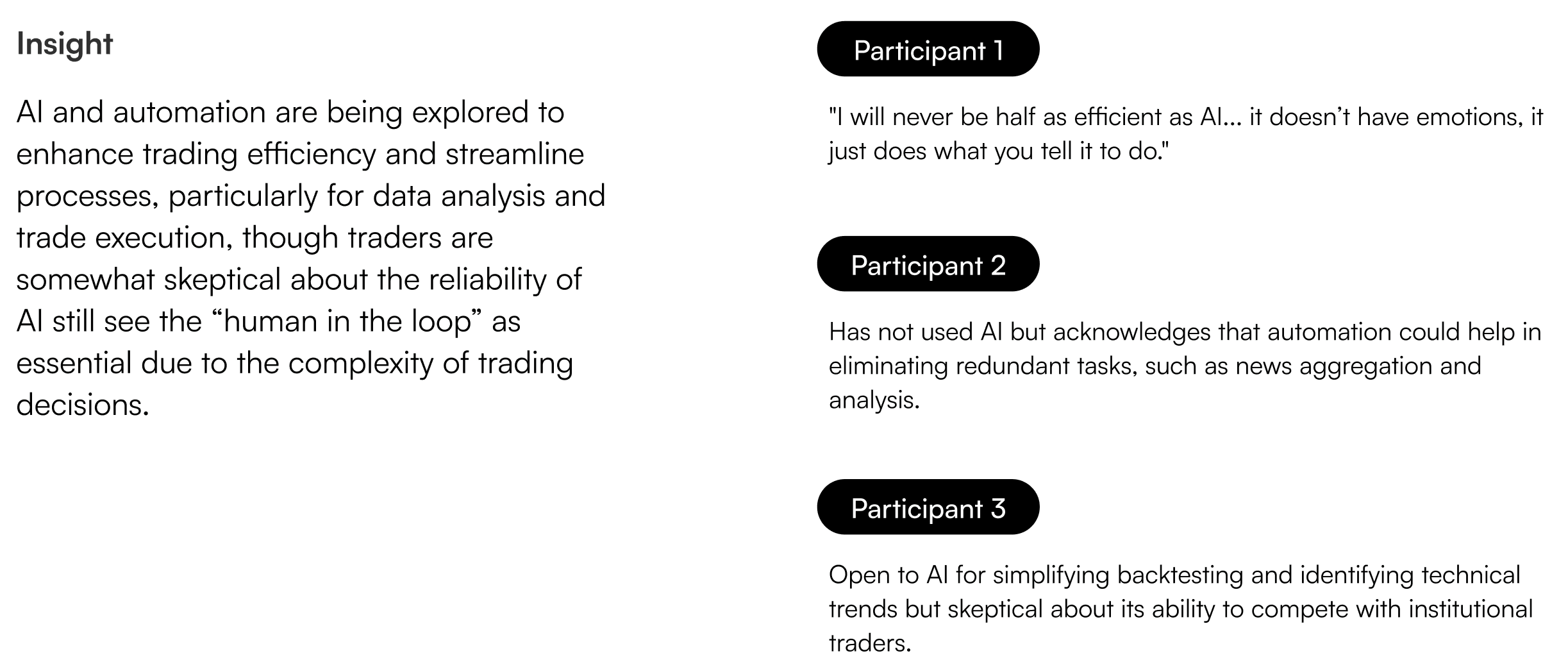 Individual insight 4 - AI and automation