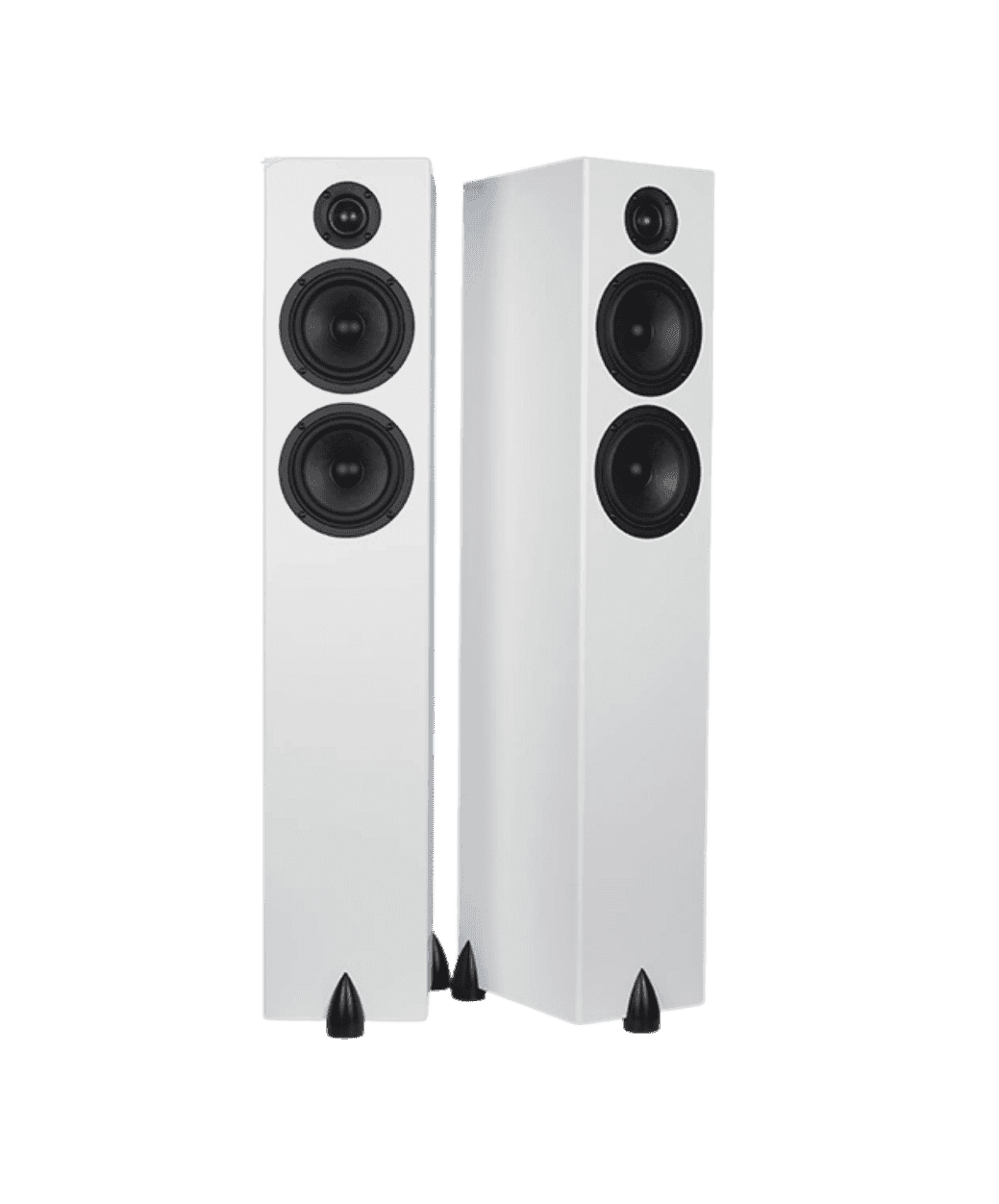 Totem Bison Twin Tower blanc - LE STUDIO HIFI