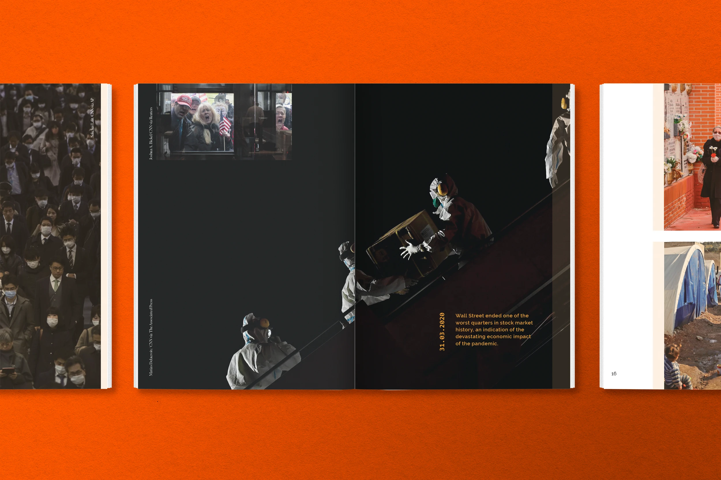 Pandemic In Review Book Spread