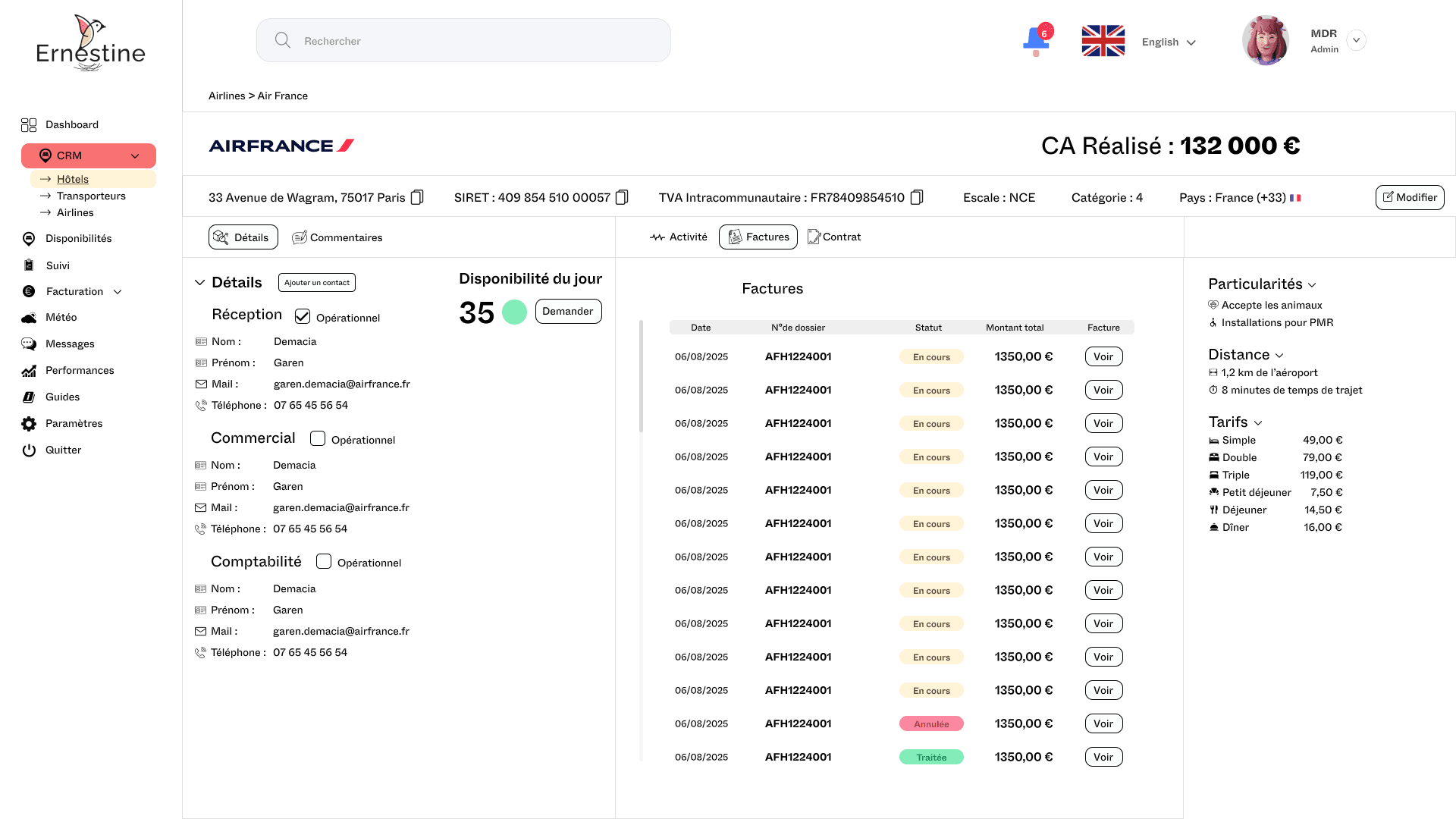 ernestine web app 22