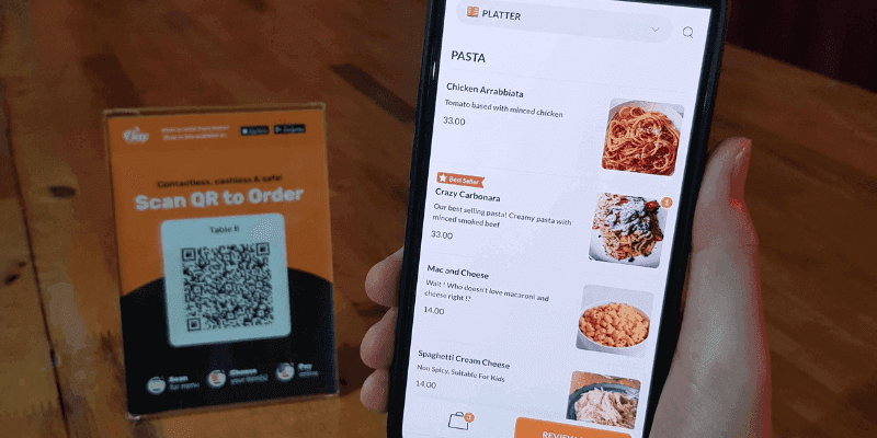 餐厅菜单和 QR 扫码点餐 & 支付