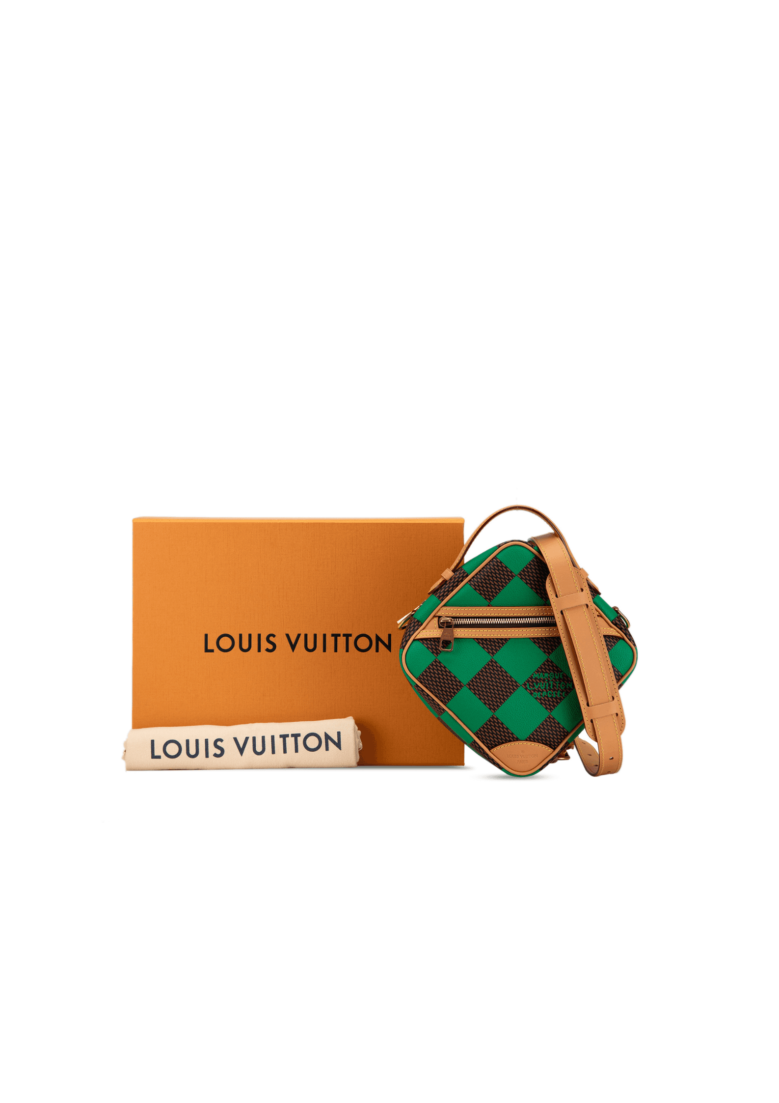 LV Damier Pop Chess Messenger