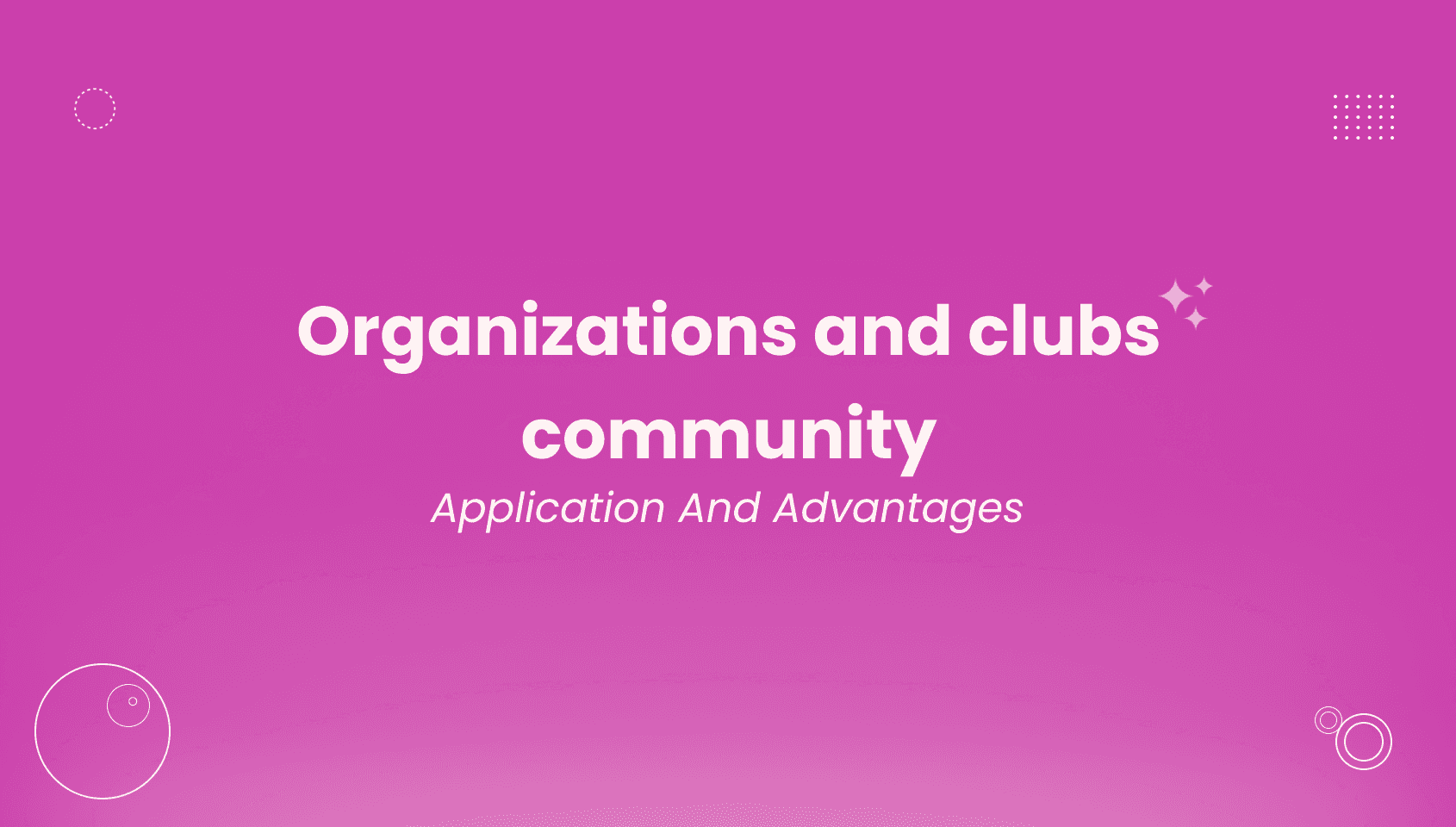 A few major benefits of running an exclusive online community for organizations and clubs.