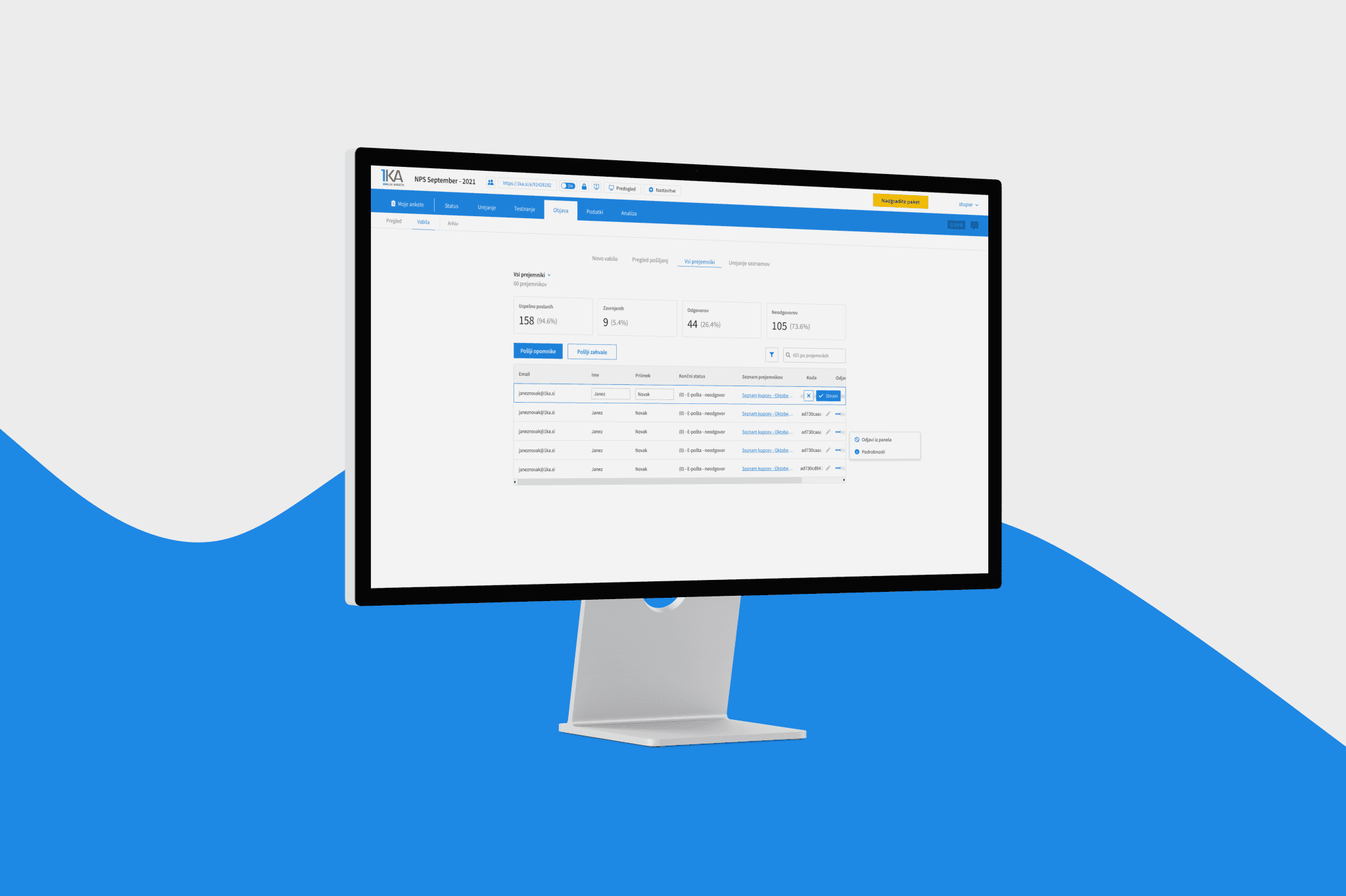 1KA invitation system preview