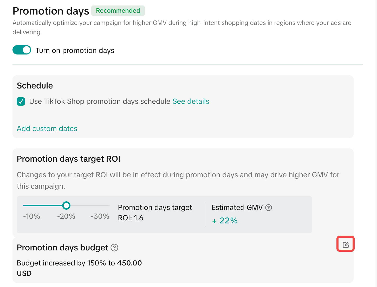 feature on TikTok Shop Ads