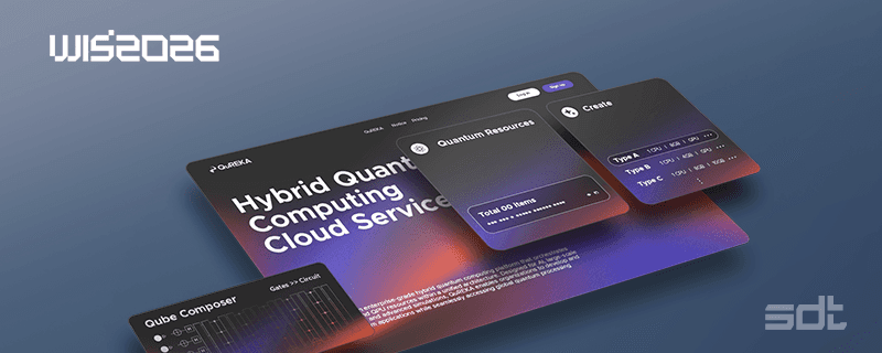 SDT introduces the hybrid quantum computing cloud platform QuREKA at World IT Show 2026.