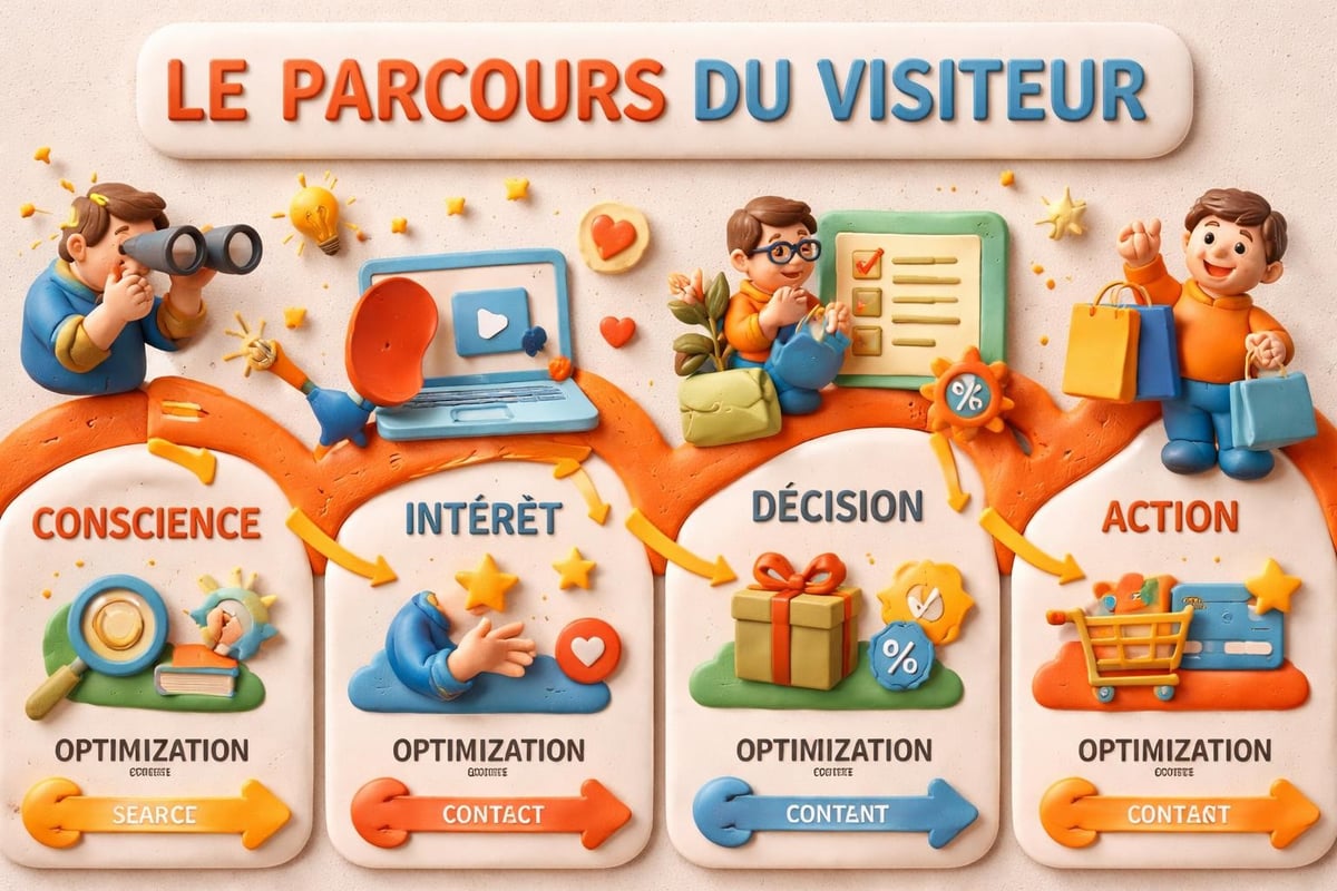 Conversion optimization funnel