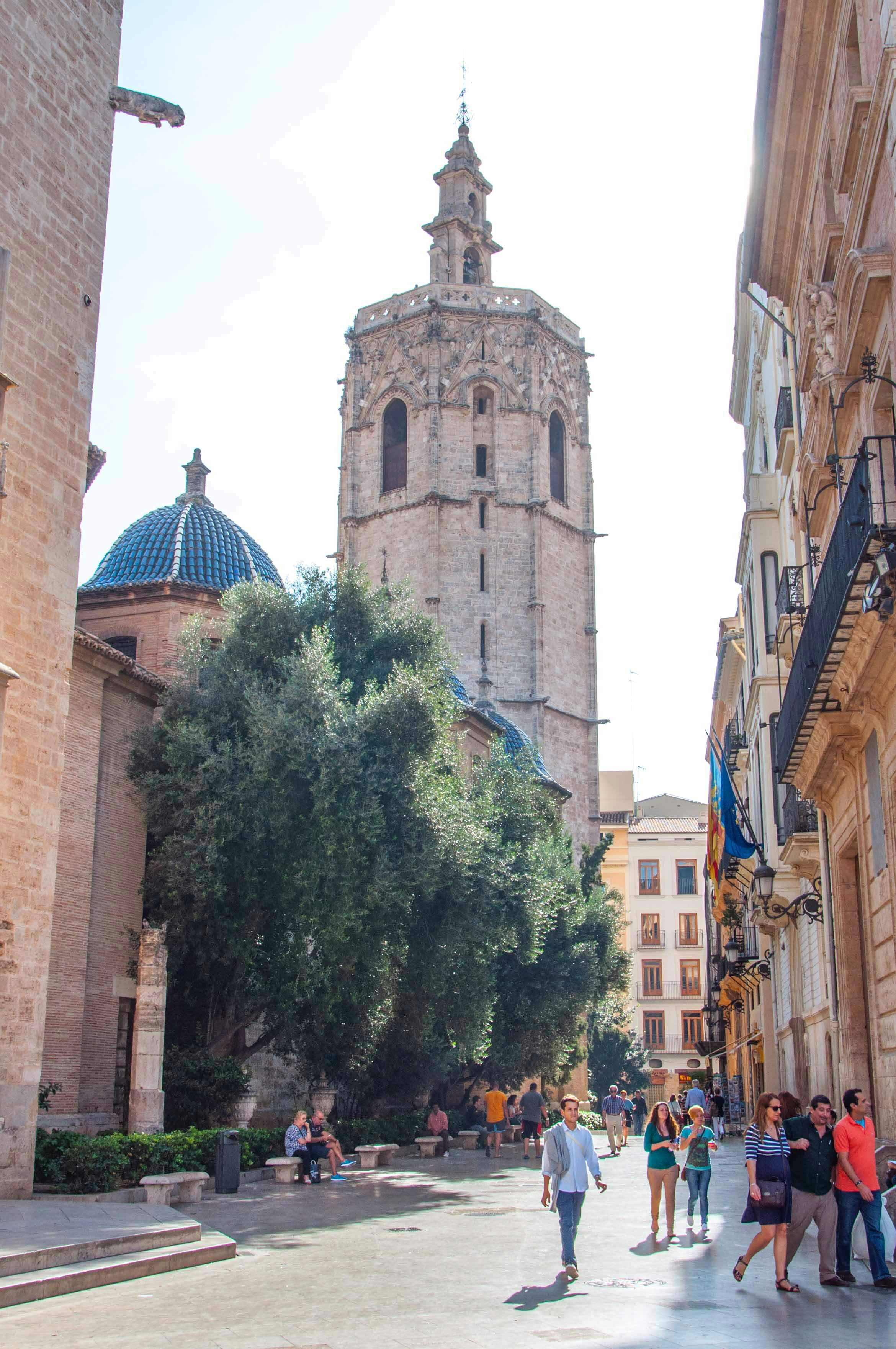 Plaza de la Virgen Barrio El Carmen Valencia Spain