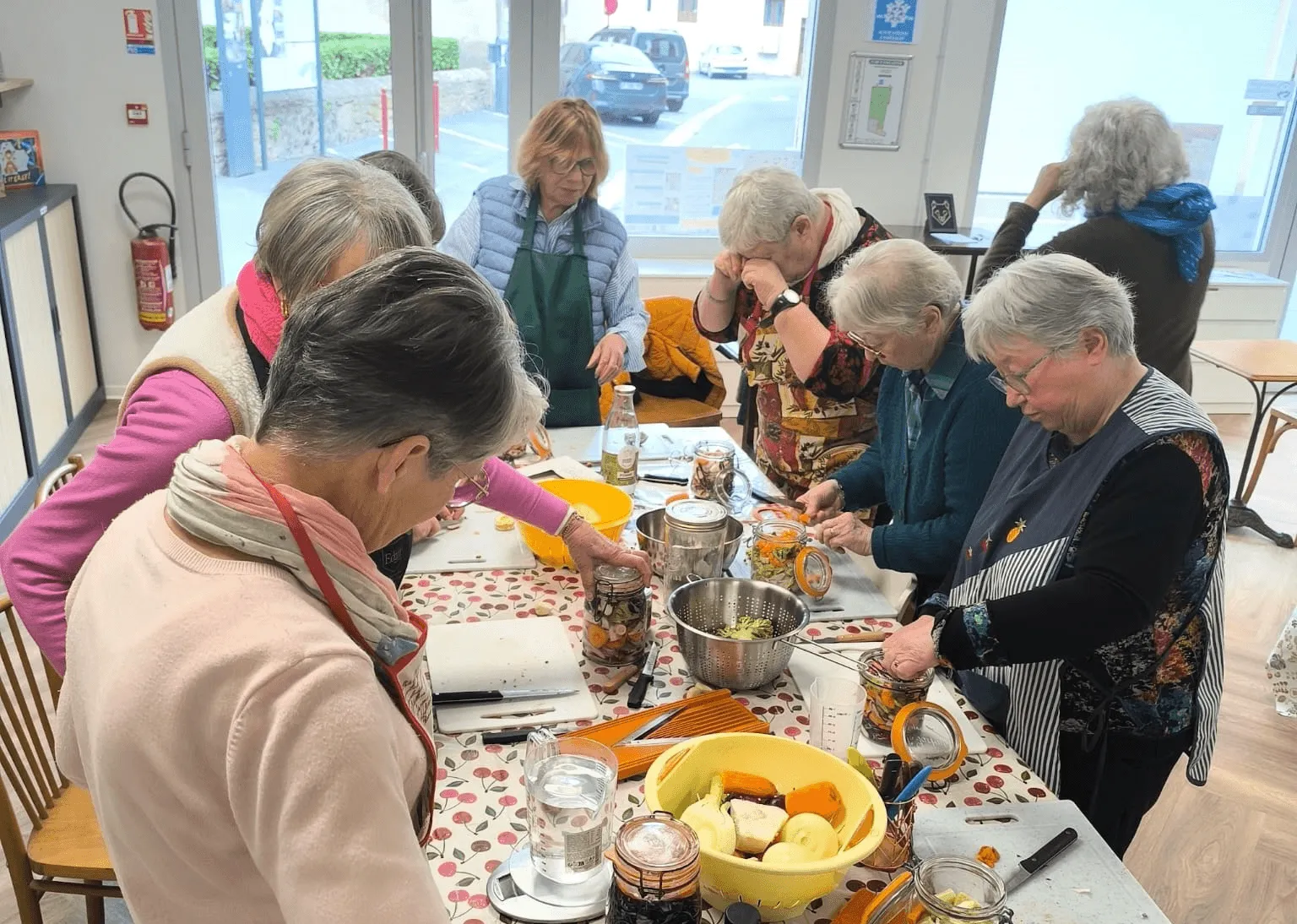 Atelier cuisine collectif au Centre Social
