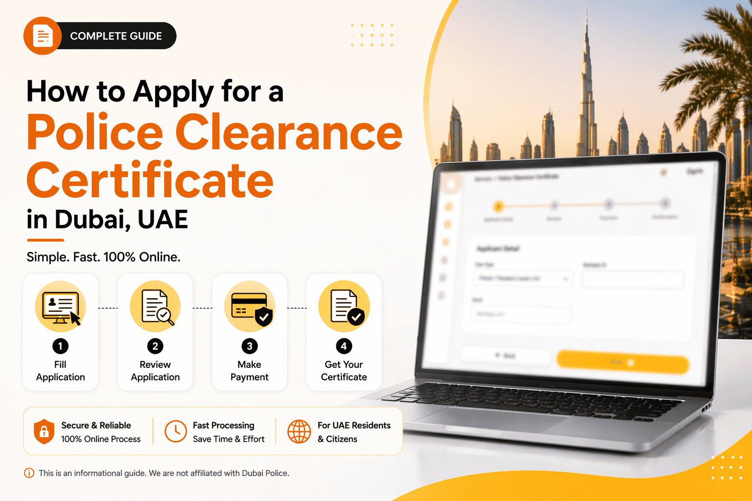 Guide to get a  Police Clearance Certificate in Dubai,
