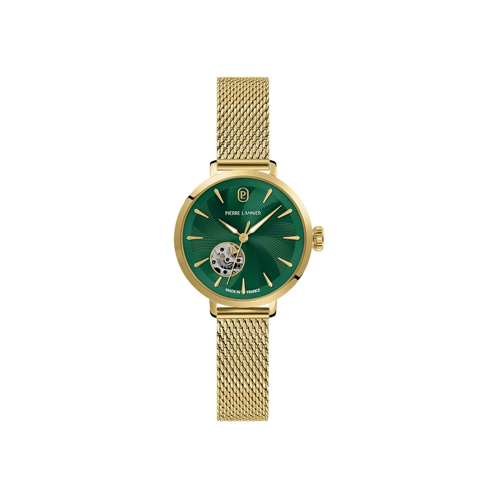 Montre Pierre Lannier Soline – Doré Milanais