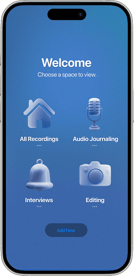 Prototype screenshot of my redesigned landing page on a phone screen.